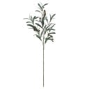 Conjunto de 5 ramas de olivo artificiales con hojas y frutos Verdor decorativo para un jarrón Decoración natural realista para el apartamento 2