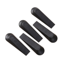 Conjunto de 5 unidades de calços de porta flexíveis 11,3 x 3,4 x 2,5 cm Calços antiderrapantes para betão, madeira, carpete, azulejos Bloqueio doméstico e de escritório 2