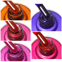 Conjunto de 5 vernizes gel transparentes 10 ml Coleção vegana sem HEMA TPO Pincel redondo Efeito gel UV LED Textura suave 4