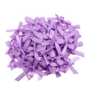 Conjunto de 50 laços de cetim para cabelo 4 x 3,5 cm Laços pequenos coloridos Acessório de cabelo elegante Brilho suave Feito à mão Criação criativa 16