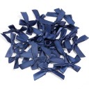 Conjunto de 50 laços de cetim para cabelo 4 x 3,5 cm Laços pequenos coloridos Acessório de cabelo elegante Brilho suave Feito 8