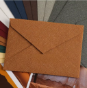 Conjunto de 50 unidades de envelopes de carta com selo elegante envelopes de papel texturizado formato clássico para desejos e cartas 5