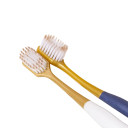 Conjunto de 6 escovas de dentes para adultos com cerdas macias Cabeça larga Cerdas ultra suaves Proteção para gengivas sensíveis Material PP TPR 2