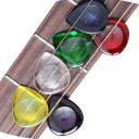 Conjunto de 6 pcs de palhetas de guitarra Alice Stubby 1 mm Palhetas de plástico coloridas para tocar com precisão Aderência firme Resposta rápida Cores variadas 3