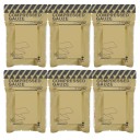 Conjunto de 6 unidades de gazes compressivas estéreis 11,5x370 cm Gazes de saúde estéreis para primeiros socorros Dobradas em Z Compactas para a caixa de primeiros socorros 1