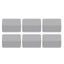 Conjunto de 60 unidades de autocolantes reflexivos para bicicleta 30x80 mm Faixas de aviso de segurança para o quadro da bicicleta 1