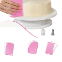 Conjunto de 80 peças de ferramentas de pastelaria para decoração de bolos Pontas metálicas Espátulas Raspadores Sacos de confeitar Conjunto completo para confeitaria 4