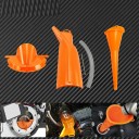 Conjunto de acessórios universais para enchimento de óleo Funil Tampa Mangueira Funis de plástico para óleo 2