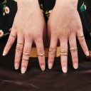 Conjunto de anéis de senhora - 12 pcs 2