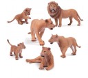 Conjunto de animais família leão 6 pcs 1