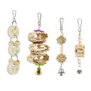 Conjunto de brinquedos pendurados para aves 8 pcs 6