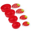 Conjunto de caixas de almoço morango 4 pcs 3
