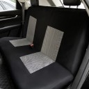 Conjunto de capas de assento para 5 lugares Design de pneu com borboleta Capas protetoras para bancos de automóvel Poliéster Padrão estiloso Fácil manutenção Corte universal 3