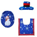 Conjunto de casa de banho de Natal 3 pcs 2