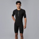 Conjunto de ciclismo para hombre Jersey de manga corta y pantalones cortos Ajuste ceñido Material elástico 80 % poliéster y 20 % spandex 6