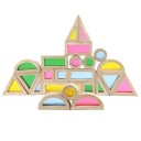 Conjunto de construção em madeira 24 pcs 4