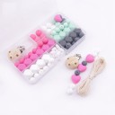 Conjunto de contas de silicone J3421 5