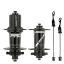 Conjunto de cubos para bicicleta 32 furos rápido de libertação traseiro 135 mm cubo dianteiro e traseiro MTB montagem de rodas par de cubos 1