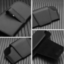 Conjunto de dois suportes para óculos, cartões e bilhetes de carro com ventosa rotativa a 360 graus em plástico ABS e PVC resistente na cor preta 7