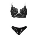 Conjunto de encaje para mujer - sujetador y braguita P709 4