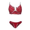 Conjunto de encaje para mujer - sujetador y braguita P709 6
