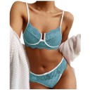 Conjunto de encaje para mujer - sujetador y braguita P709 2