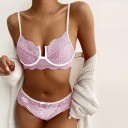 Conjunto de encaje para mujer - sujetador y braguita P709 3