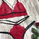 Conjunto de encaje para mujer - sujetador y braguita P736 1