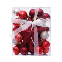 Conjunto de enfeites de Natal com estrela 30 pcs 2