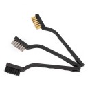 Conjunto de escovas para limpeza de rodas de carro 3 pcs 1