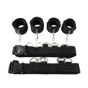 Conjunto de esposas y correas para juego BDSM, sujeción de cama, tamaño ajustable, embalaje discreto para mayor comodidad y privacidad. 7