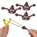 Conjunto de estilingue com figuras elásticas 5 pcs brinquedo elástico 10 cm diversão antistress para crianças e adultos 6