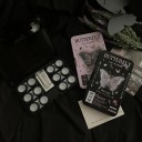 Conjunto de estojo para lentes de contacto com caixa de plástico colorida e múltiplos compartimentos, pinça e aplicador para viagem 4