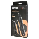 Conjunto de facas retrácteis 3 pcs HT4003 Facas retrácteis 9 mm e 18 mm Ferramentas de corte SK2 Lâmina ABS Corpo Fecho de segurança 3