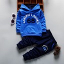 Conjunto de fato de treino para rapazes - Sweatshirt e calças J1934 2