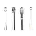 Conjunto de ferramentas para limpeza de ouvidos 6 pcs Aço inoxidável com estojo fechado Utensílios reutilizáveis para higiene dos ouvidos Cuidados 2