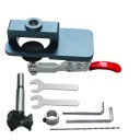 Conjunto de ferramentas para perfuração de dobradiças embutidas de 35 mm com fixação de 15–25 mm para montagem precisa de portas de móveis 1