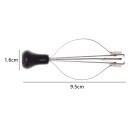 Conjunto de ferramentas para remoção de ponteiros com disco protetor Bergeon 6938 e pinça 9,5x1,6 cm para trabalho cuidadoso com o mostrador 2