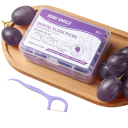 Conjunto de fios dentários com palito 50 un 2em1 suporte com fio caixa plástica colorida para limpeza de espaços interdentários 3