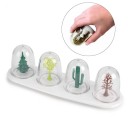 Conjunto de frascos decorativos 4 pcs 3