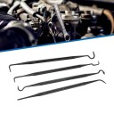 Conjunto de ganchos de polímero 4 unid 3