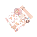 Conjunto de ganchos e elásticos para cabelo infantil 18 pcs 8