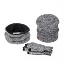 Conjunto de gorro, cachecol e luvas 9