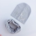 Conjunto de gorro y bufanda de princesa para niña 9