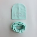 Conjunto de gorro y bufanda de princesa para niña 2