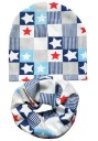 Conjunto de inverno para crianças com chapéu e cachecol J578 14