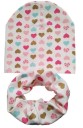 Conjunto de inverno para crianças com chapéu e cachecol J578 15