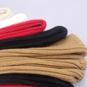 Conjunto de inverno para crianças com gorro e cachecol com pompons 4