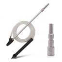 Conjunto de jateamento para máquina de pressão Nilfisk-Kew Bico com cone de cerâmica Tubo de aço inoxidável 46 cm Mangueira de sucção 3 m 1