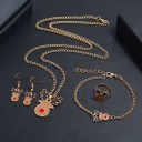 Conjunto de joyas navideño para mujer 3